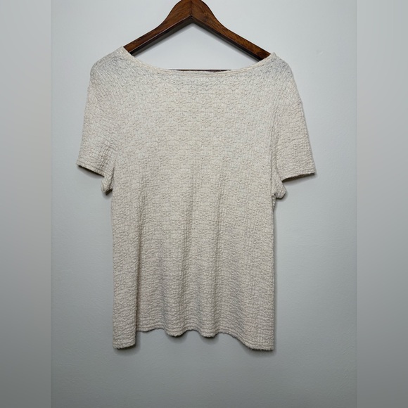 Croft & Barrow Beige Textured Knit Top - Picture 5 of 10